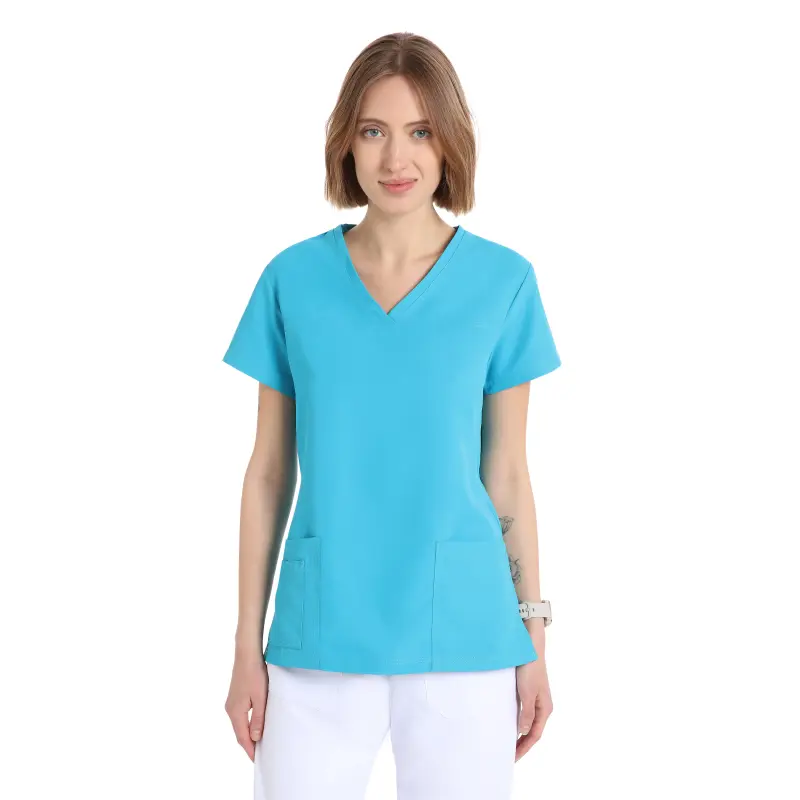 Turquoise_NO_IRON_Women's_Power_Tunic_42565