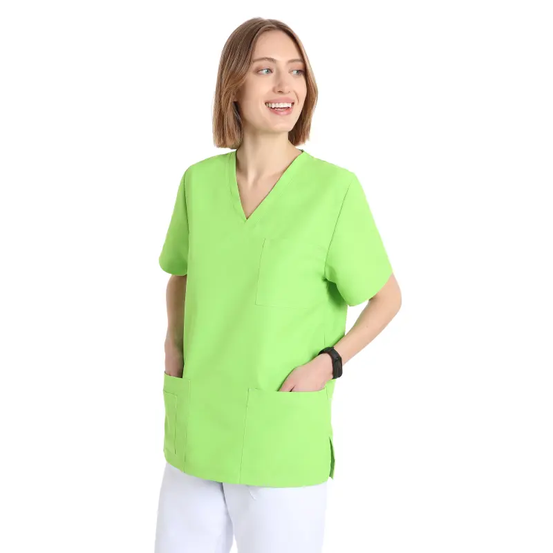 Smart_Unisex_Apple_Green_NO_IRON_Tunic_42620