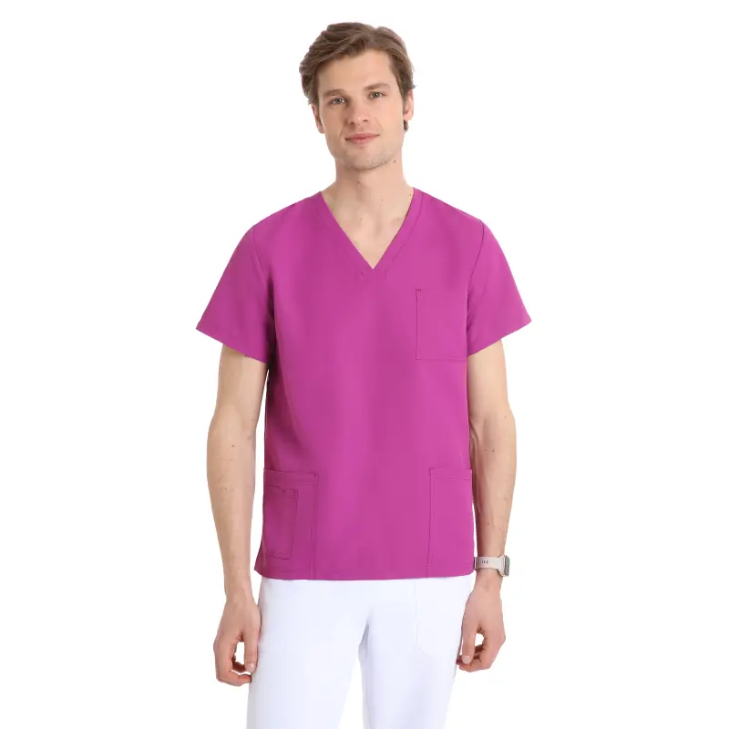 Smart_Unisex_Violet_NO_IRON_Tunic_42659