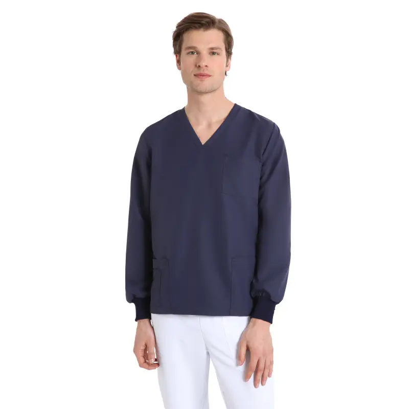 Casacca_Smart_unisex_Dark_Blue_manica_lunga_NO_STIRO_42671