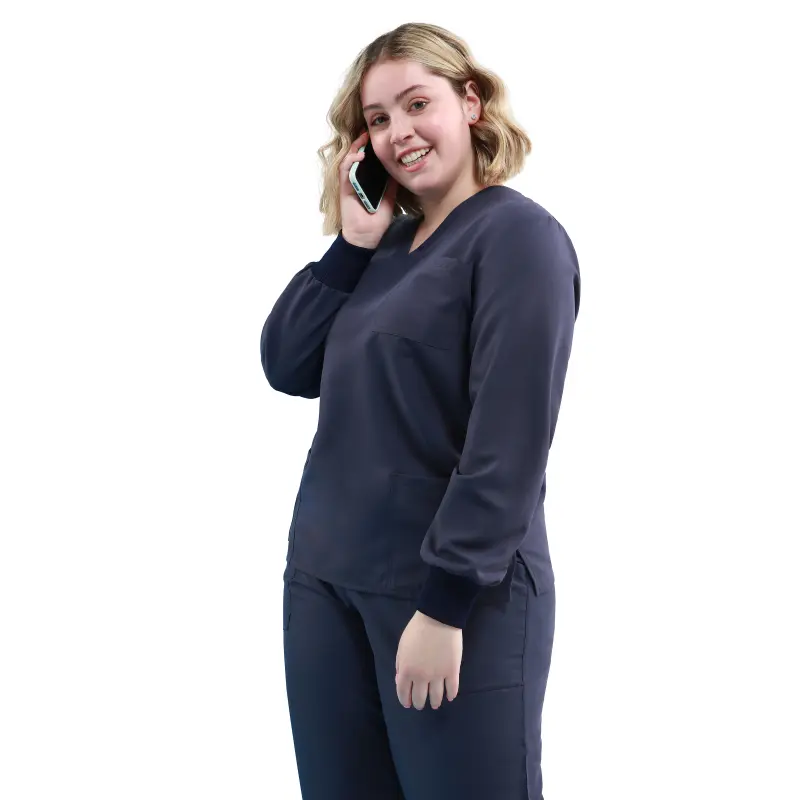 Casacca_Smart_unisex_Dark_Blue_manica_lunga_NO_STIRO_42673
