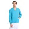 Smart_Unisex_Turquoise_Long_Sleeve_NON-IRON_Tunic_42684