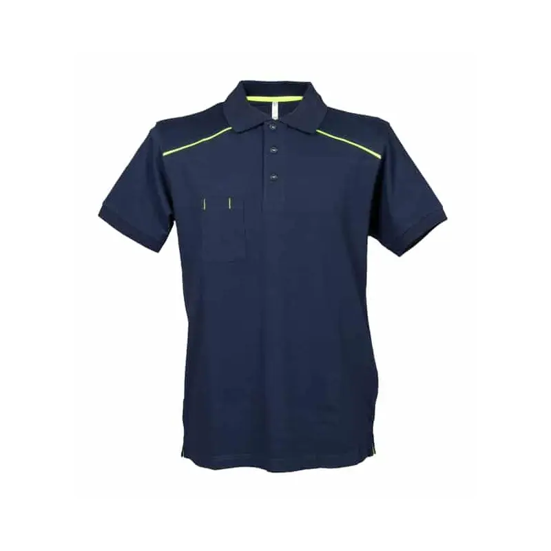 Vendita online Polo bordeaux navy polo m/corta da lavoro a prezzi economici