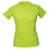 Offer T-shirt montevideo lady yellow fluo t-sh work