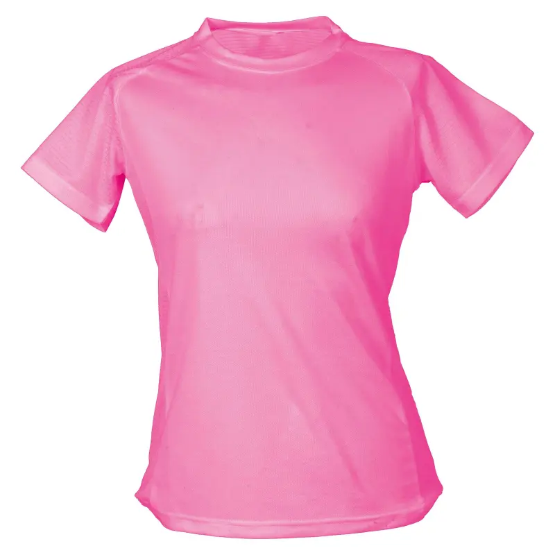 Offerta T-shirt montevideo lady yellow fluo t-sh da lavoro