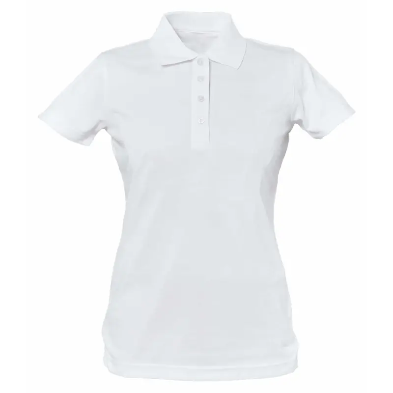 Vendita online Polo wimbledon lady white polo da lavoro a prezzi economici