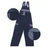 Online Sale Blue Cotton Work Overalls at Cheap Prices