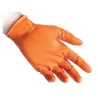 Vente de Gants de travails en nitrile oranges en ligne