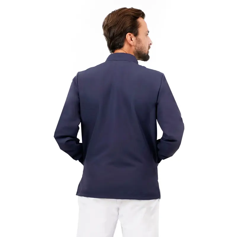 Casacca Next unisex Dark Blue NO STIRO Quick Medical Uniform - manica lunga