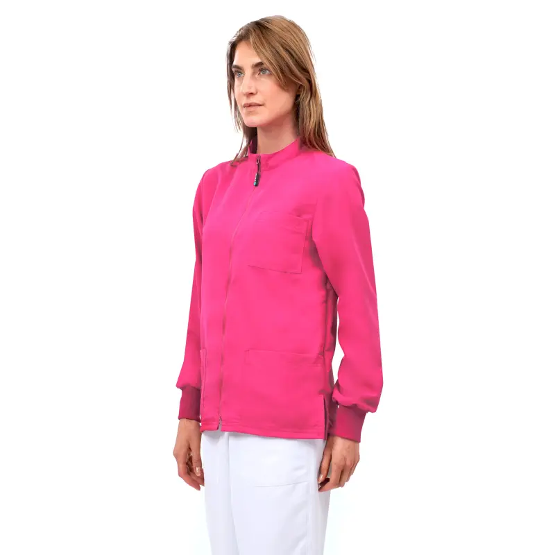 Casacca Next unisex Pink NO STIRO Quick Medical Uniform