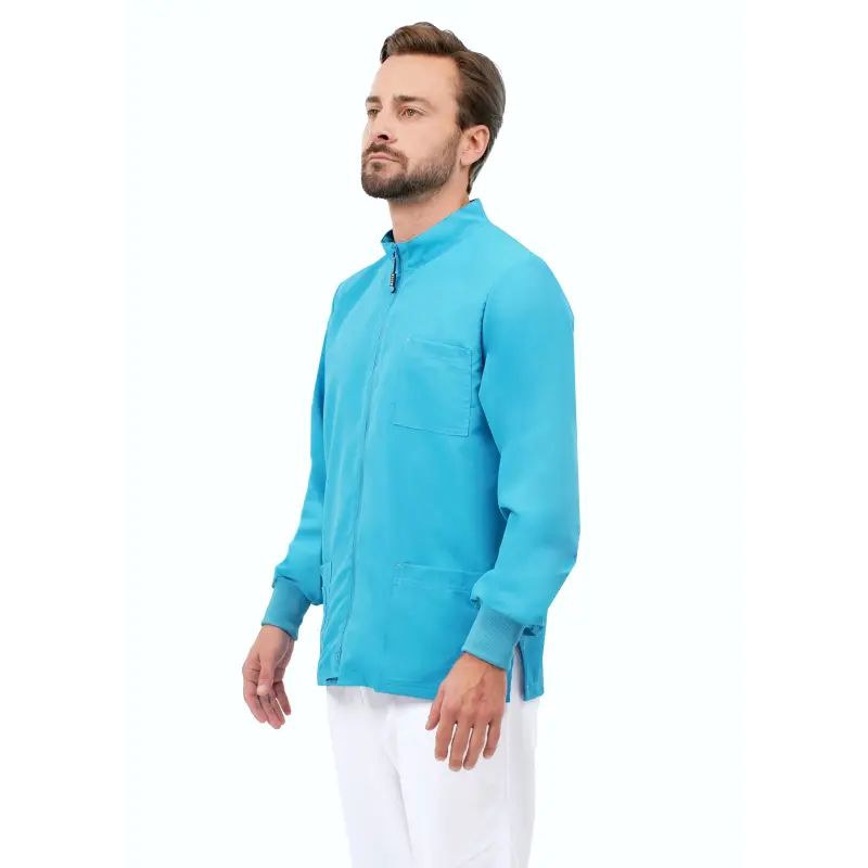 Casacca Next unisex Turquoise NO STIRO Quick Medical Uniform