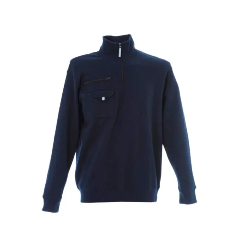 Sale Arbeits-Sweatshirt mit halbem Reißverschluss online im Angebot