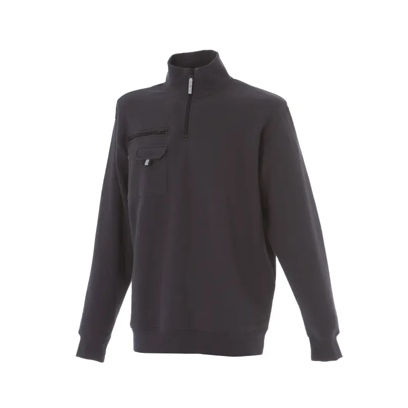 Sale Arbeits-Sweatshirt mit halbem Reißverschluss online im Angebot