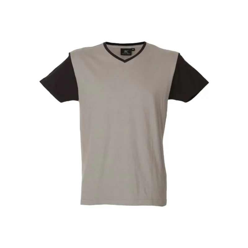 Outlet Camiseta de trabajo de algodón bicolor