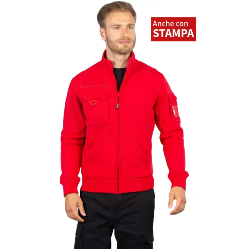 Vente de Sweat-shirt de travail  avec long zip en ligne