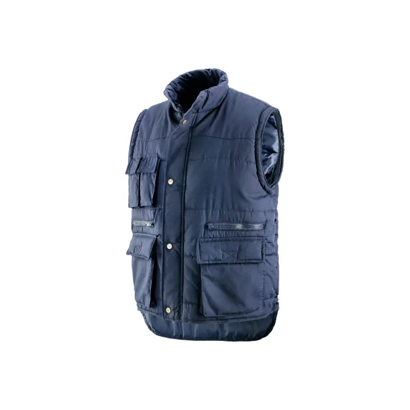 Vente de Veste de travail noire à manches amovibles en ligne