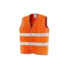 Chalecos negros alta visibilidad naranja en venta online en oferta