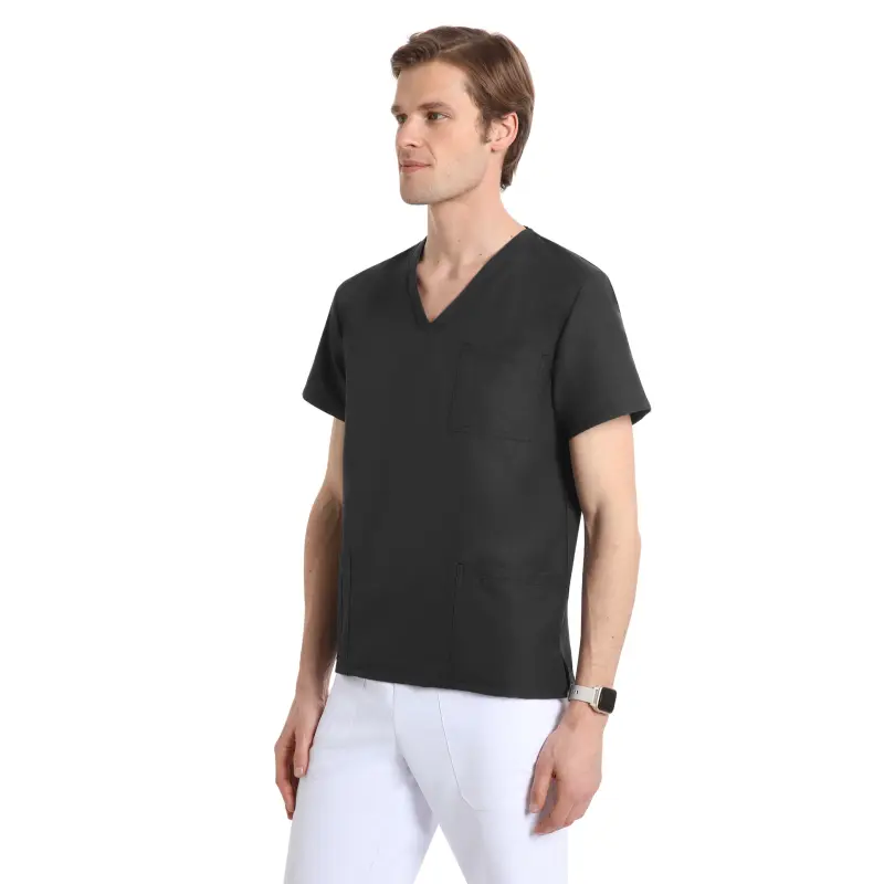 Casacca Smart unisex Black NO STIRO Quick Medical Uniform