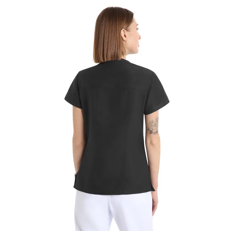 Casacca Power donna Black NO STIRO Quick Medical Uniform