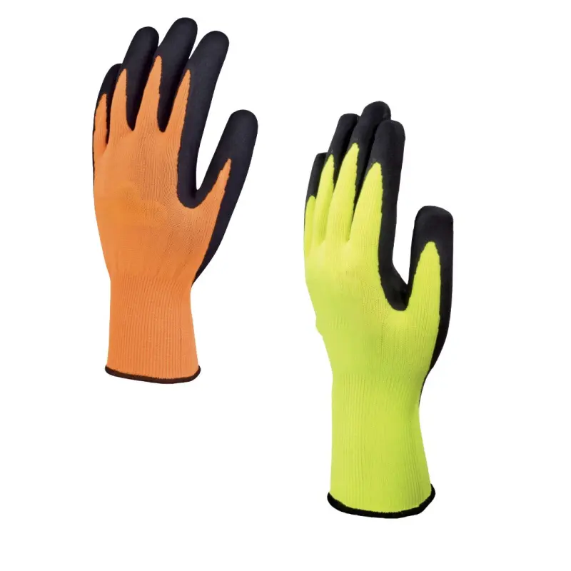Offer Polyester - Latex High Visibility Work Glove at the lowest price