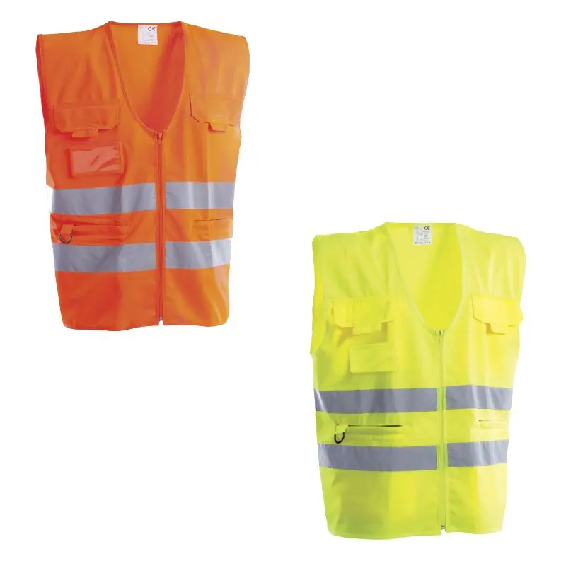 High visibility multi-pocket vest sale online on offer