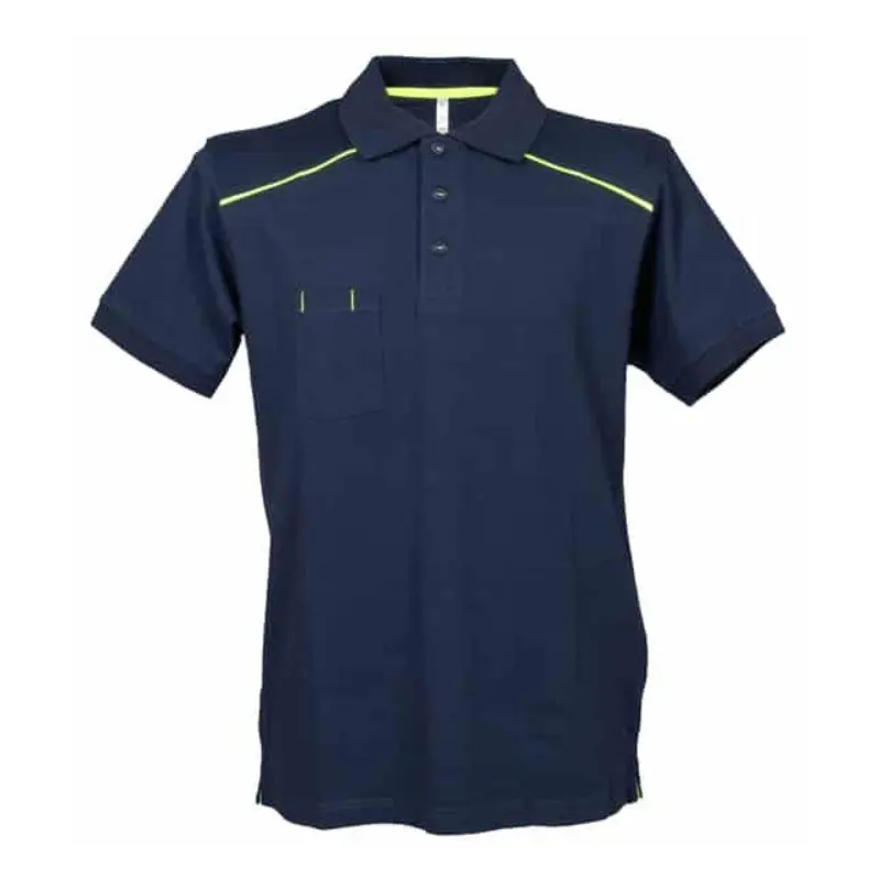 Vendita online Polo bordeaux navy polo m/corta da lavoro a prezzi economici