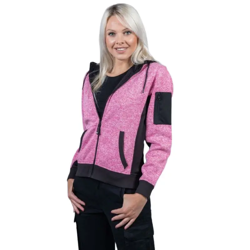 Pile new quebec lady pink knitted fleece workwear offer at the lowest price