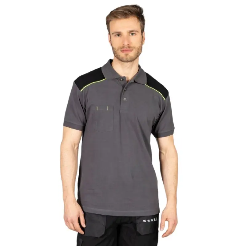 Vendita online Polo bordeaux navy polo m/corta da lavoro a prezzi economici