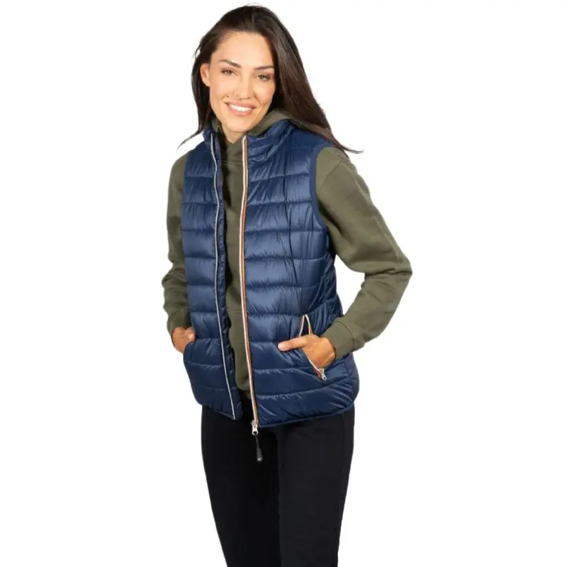 Sale Padded Vests Worms Lady Navy Vest Online On Sale