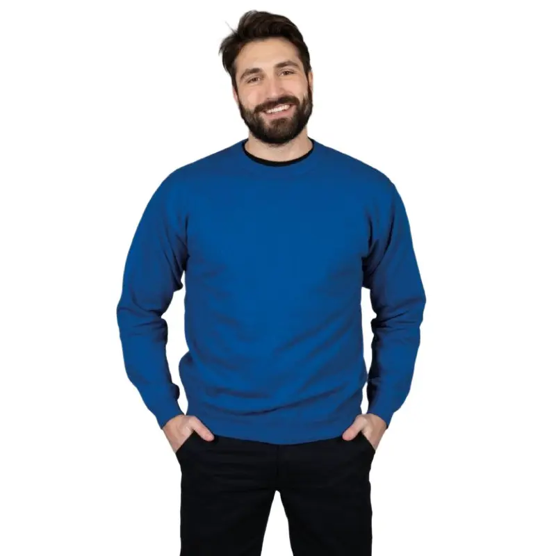 Offerta Mit lecco navy felpa girocollo da lavoro al minor prezzo