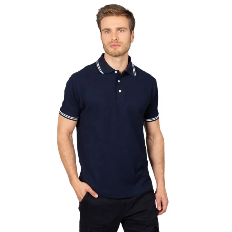 Vendita online Polo stoccarda navy polo m/corta da lavoro a prezzi economici