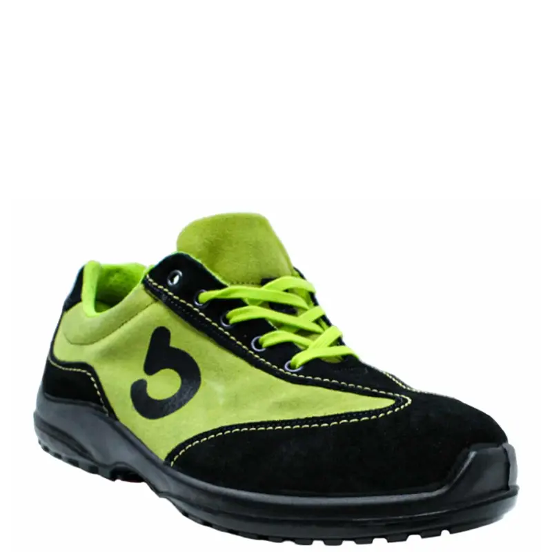 Offer bxwork green and black work shoes