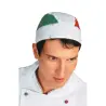 Bandana de travail de chef blanc avec tricolore au meilleur prix