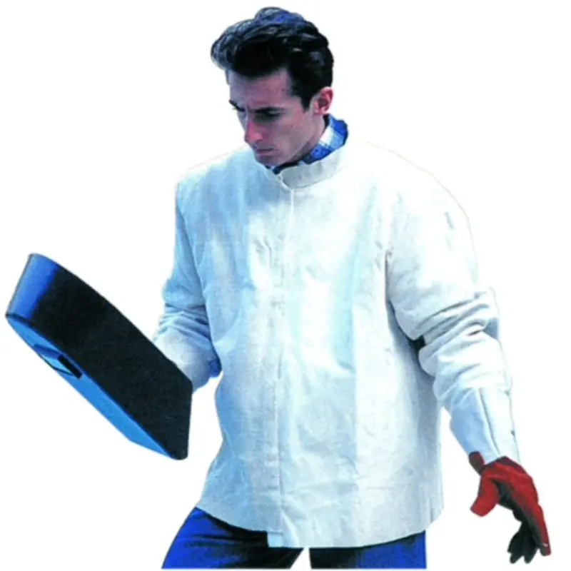 Venta Chaqueta de cuero serraje negra para soldar online en oferta