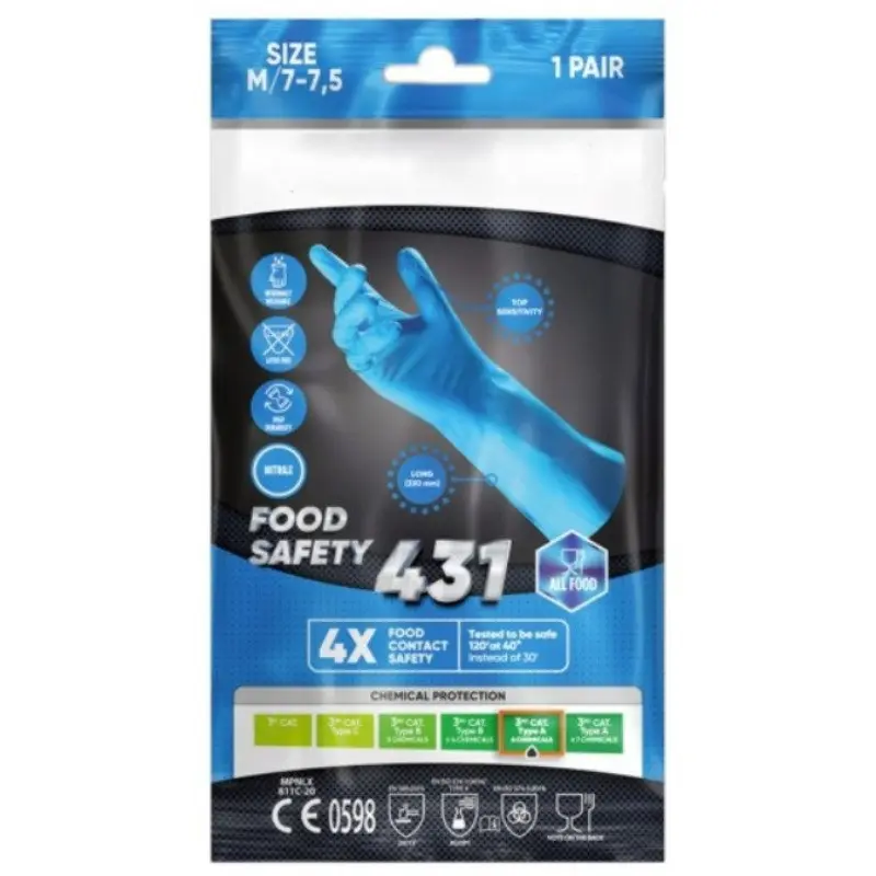 Oferta Guante de trabajo ligero de nitrilo al precio más bajo