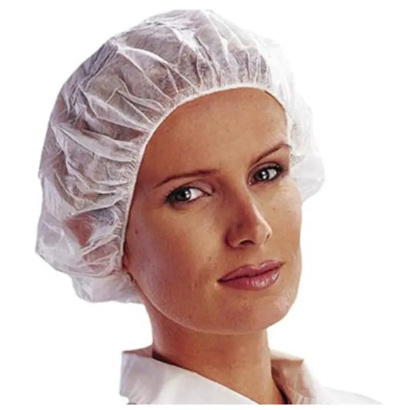 Gorro de trabajo desechable blanco de venta online en oferta