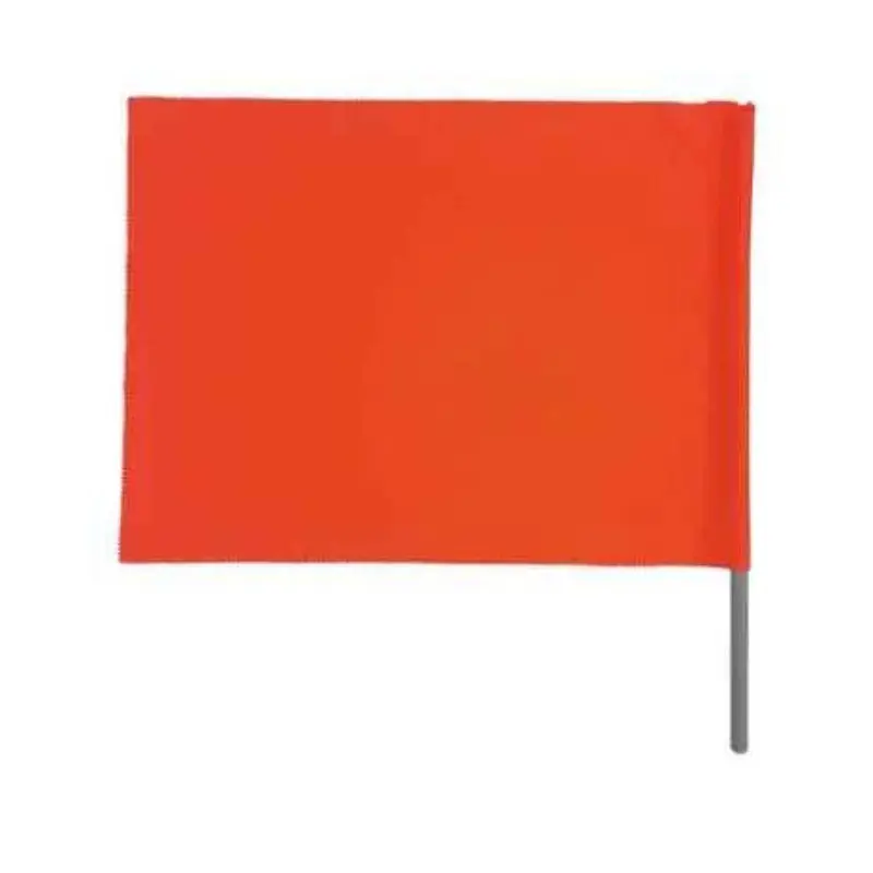 Drapeau de signalisation orange fluorescent au meilleur prix