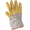 Offre Taille des Gants de travails en coton-latex dix pas cher