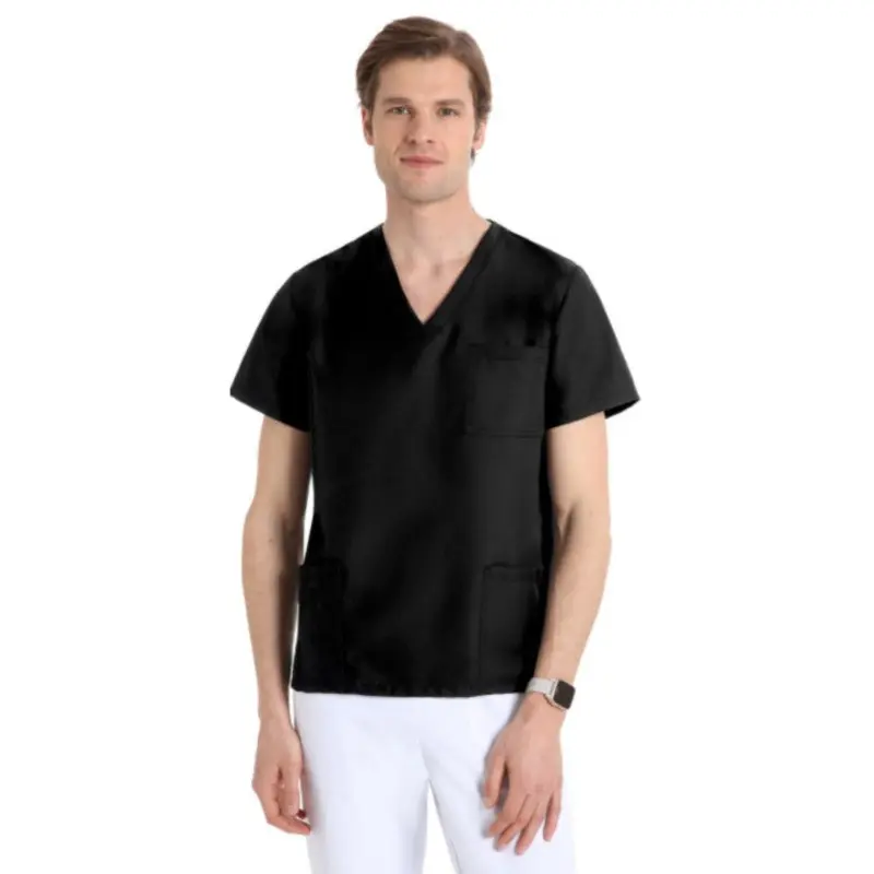 Casacca Smart unisex Black NO STIRO Quick Medical Uniform