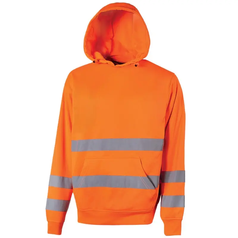 Felpa U-Power Leonis Alta Visibilità | Felpa Lavoro con Cappuccio