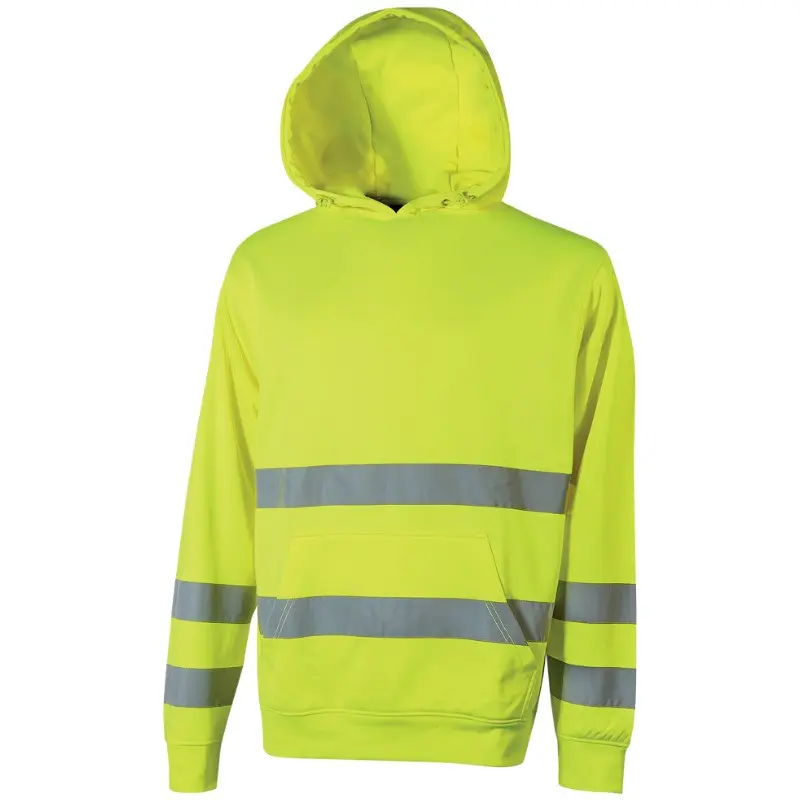 Felpa U-Power Leonis Alta Visibilità | Felpa Lavoro con Cappuccio