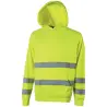 Felpa U-Power Leonis Alta Visibilità | Felpa Lavoro con Cappuccio