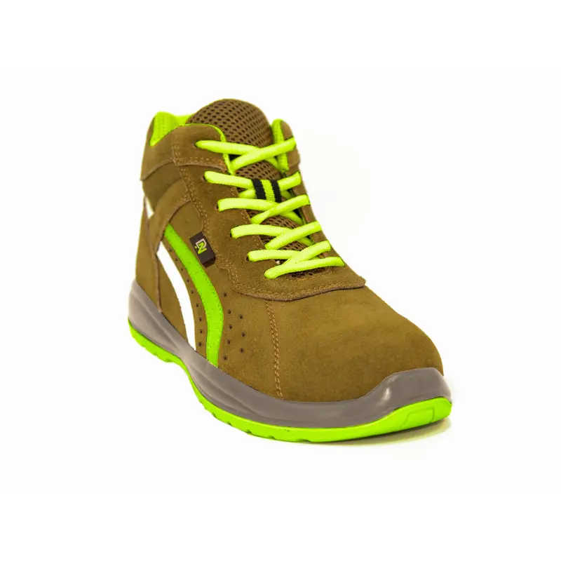 SCARPE ANTINFORTUNISTICHE LEGGERE GREEN NEON S1PL SR FO