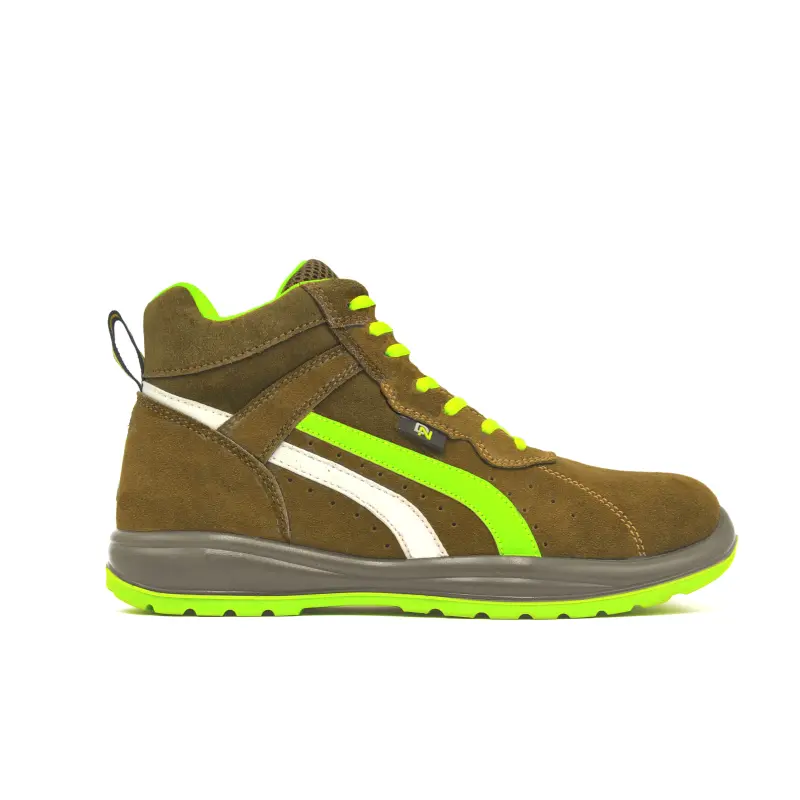 SCARPE ANTINFORTUNISTICHE LEGGERE GREEN NEON S1PL SR FO