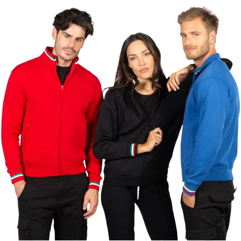 Vente de Sweat-shirt de travail  avec passepoil tricolore en ligne