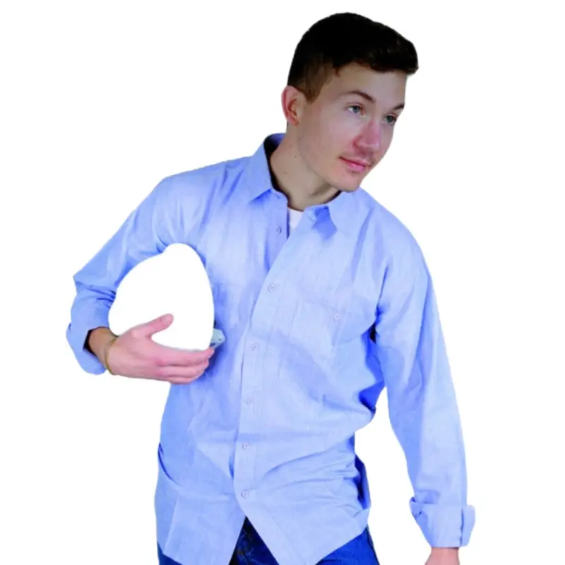 Camicia da lavoro in cotone azzurra in offerta in vendita online