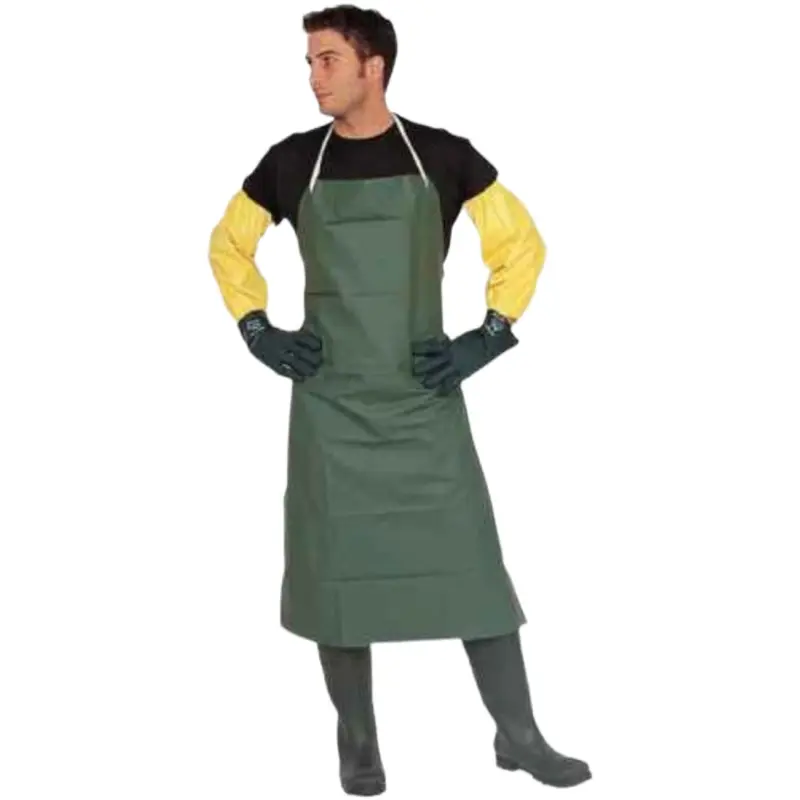 Vente de Tablier  en pvc vert en ligne