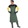 Delantal de trabajo de PVC verde de venta online en oferta