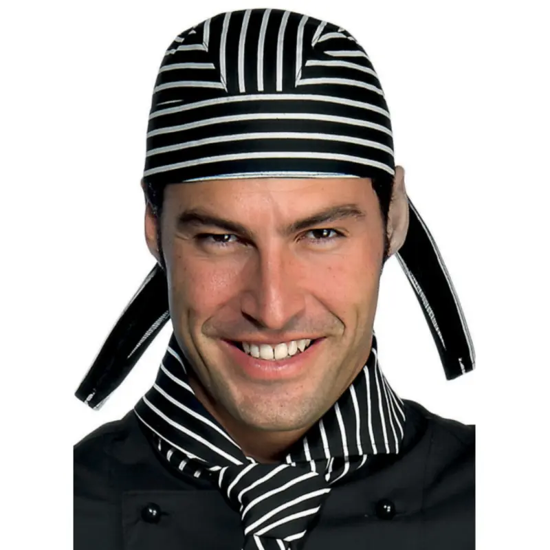 Bandana de travail  rayé au meilleur prix