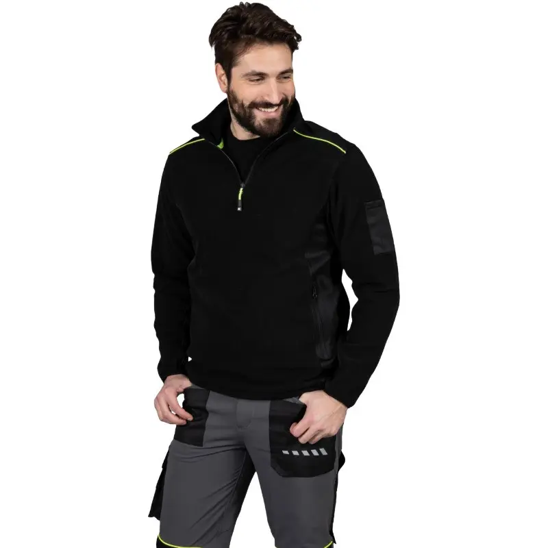 Offerta Pile da lavoro mezza zip da lavoro al minor prezzo